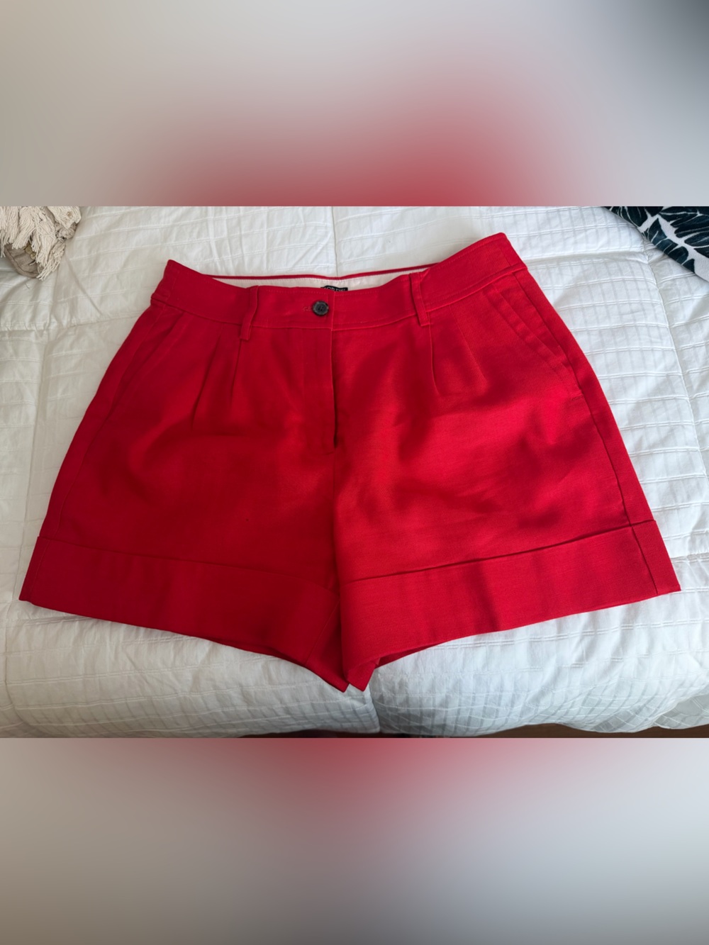 J. Crew Red  Tailored Shorts
